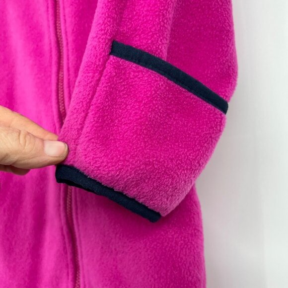 Columbia Polar Fleece Snowsuit bear ears baby girl 6 to 12 months - Picture 5 of 11